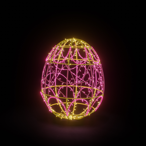 EASTER LIGHT EGG 3- PY