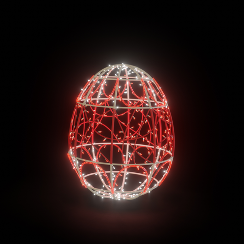 EASTER LIGHT EGG 3- RW