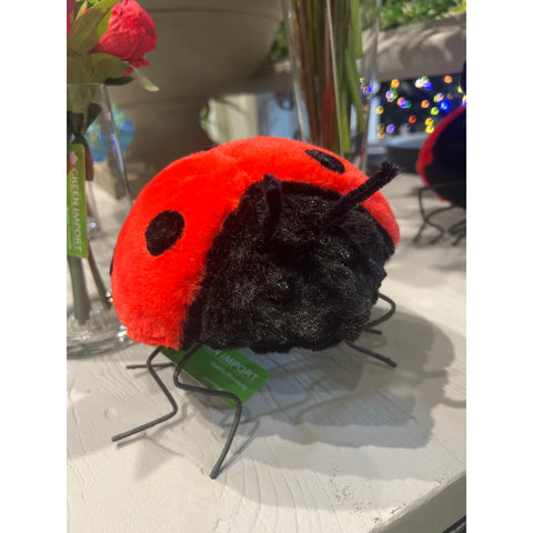 Ladybug Figurine, 10" (Red Black)