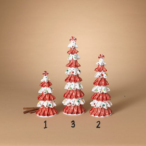 Clay Dough Holiday Peppermint Candy Tree availabel in 3 sizes