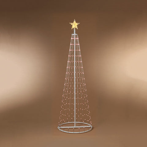 6' H Electric Lighted Multi Function RGB Tree