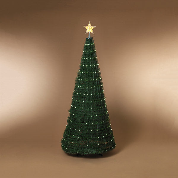 6' H Indoor/Outdoor Electric Color Changing Lighted Pop-Up Tree