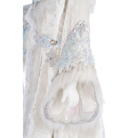 King Winterfield Of Crystal Kingdom Santa Figure, 34.5"