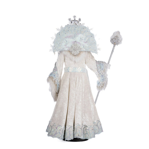 King Winterfield Of Crystal Kingdom Santa Figure, 34.5"