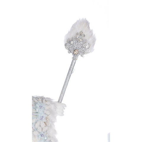 King Winterfield Of Crystal Kingdom Santa Figure, 34.5"