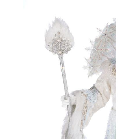 King Winterfield Of Crystal Kingdom Santa Figure, 34.5"