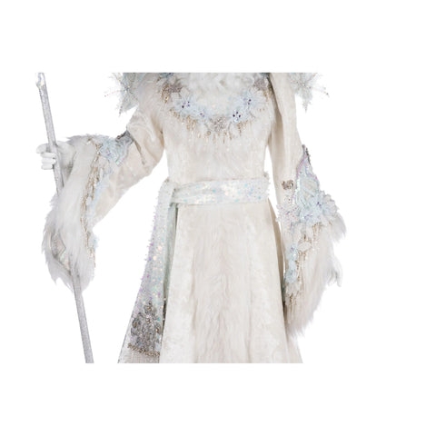 King Winterfield Of Crystal Kingdom Santa Figure, 34.5"