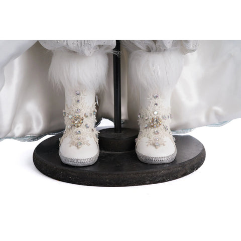 King Winterfield Of Crystal Kingdom Santa Figure, 34.5"