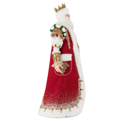 King Christian Claus of the North Pole Figurine, 36.25"