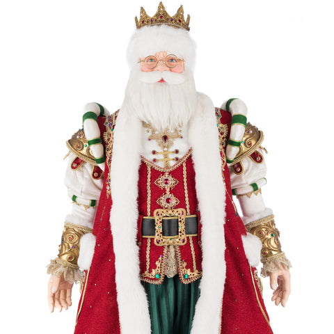 King Christian Claus of the North Pole Figurine, 36.25"