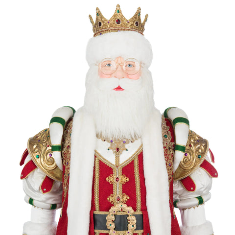 King Christian Claus Life Size Doll, 71"