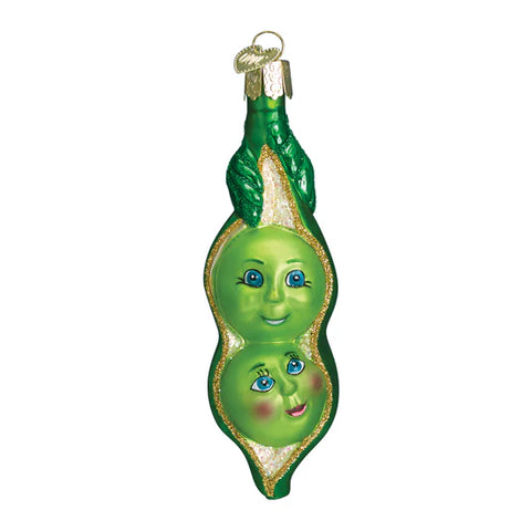 Two Peas In A Pod Ornament, 4.5"