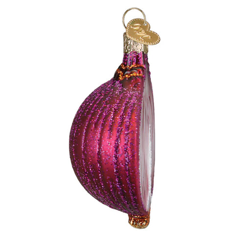 Red Onion Ornament, 3"
