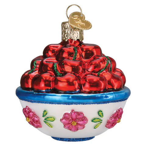 Bowl of Cherries Ornament