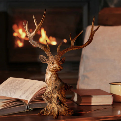 Resin Grand Highlands Deer Bust, 28"