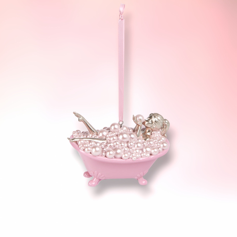 Bubbles Girl In Tub Ornament