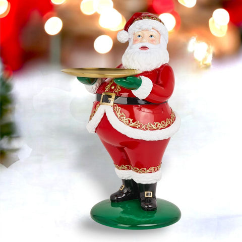 24" Santa w/Serving Tray