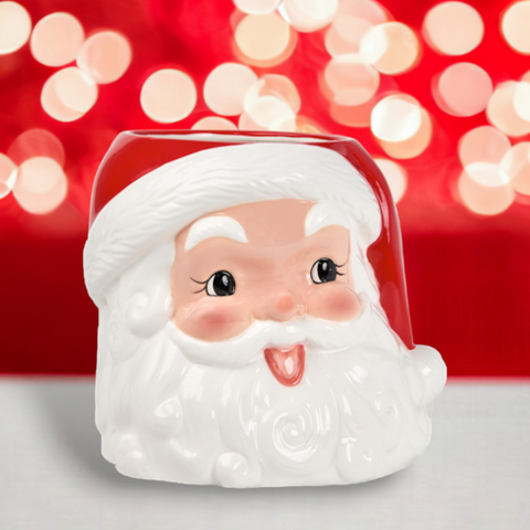 9" Jolly Santa Head Pot