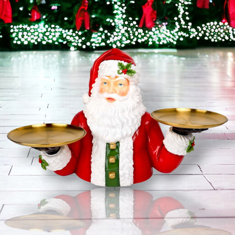 18" City Santa w/Trays