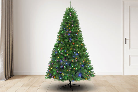 7.5 ft Montauk Supreme Christmas Tree with 800 3mm Dual Color lights - 9 Function, 55D