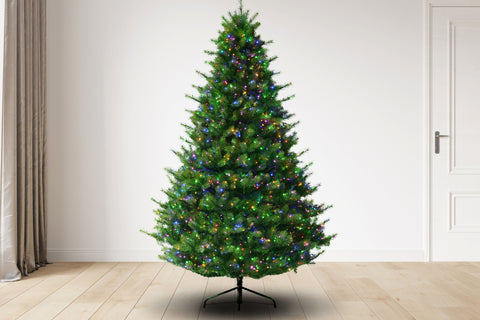 7.5 ft Avalon Christmas Tree with 3000 3mm Dual Color lights, 60D