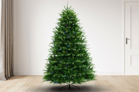 Montauk Fir Christmas Tree w/LED Dual Color lights (1200), 7.5'