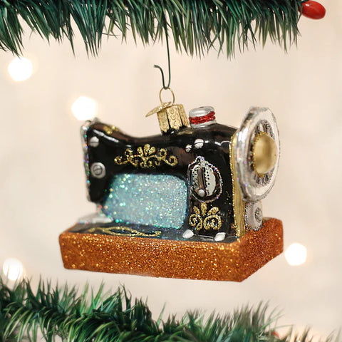 Sewing Machine Ornament, 2.75"