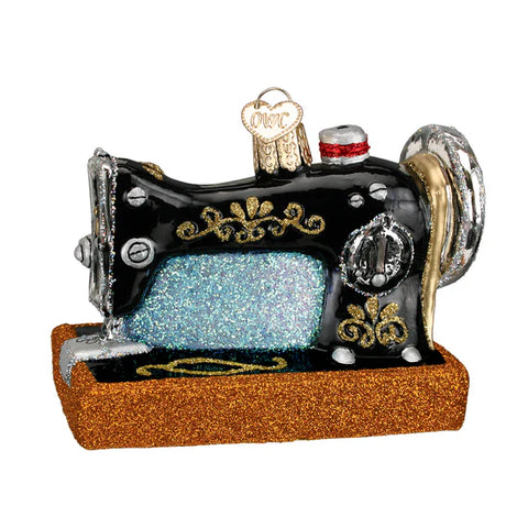 Sewing Machine Ornament, 2.75"