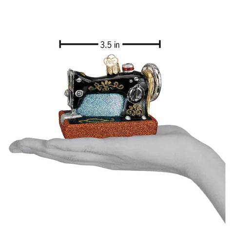 Sewing Machine Ornament, 2.75"