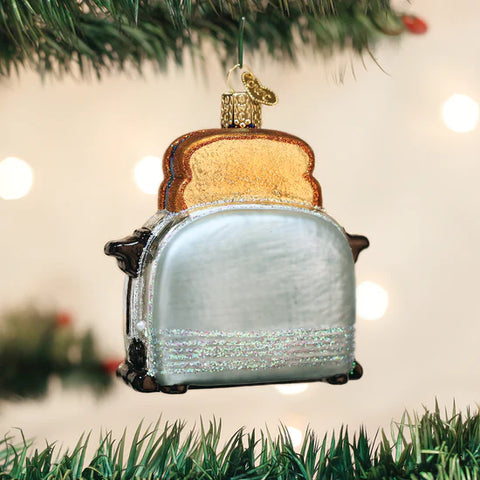 Retro Toaster Ornament, 3.25"