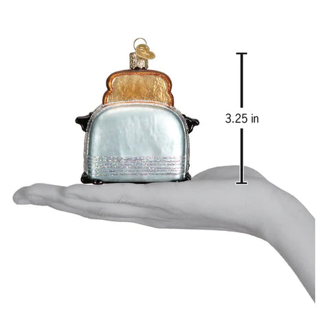 Retro Toaster Ornament, 3.25"