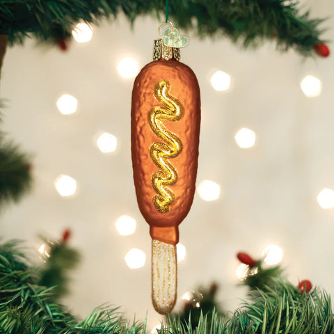 Corn Dog Ornament