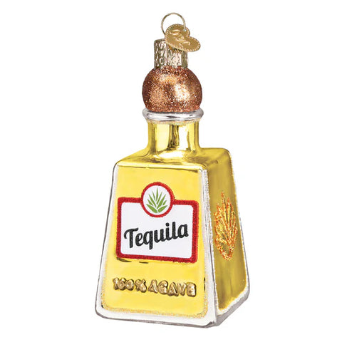 Tequila Bottle Ornament, 3.75"
