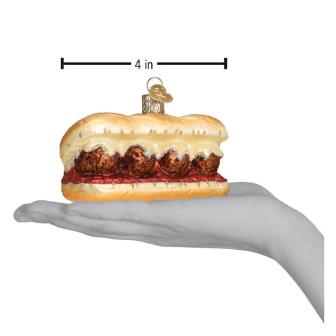 Meatball Sandwich Ornament