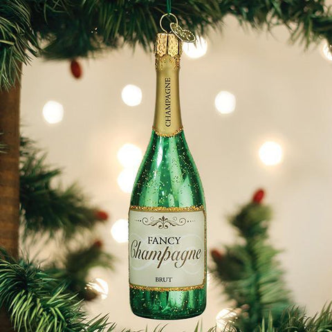 Champagne Bottle Ornament