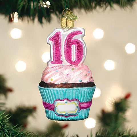 Sweet 16 Ornament, 4"