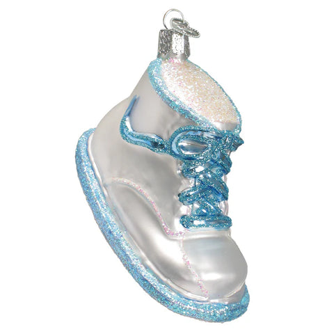 Blue Baby Shoe Ornament