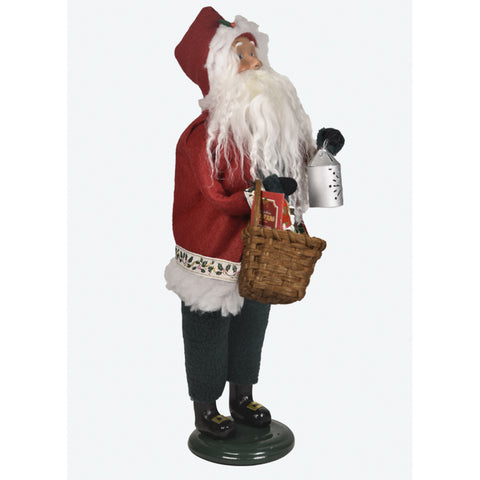 Holly Jolly Santa Caroler Figurine, 13"