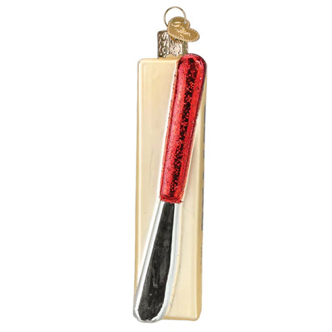 Stick of Butter Ornament, 4.5"
