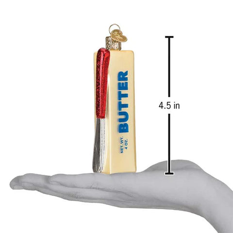 Stick of Butter Ornament, 4.5"