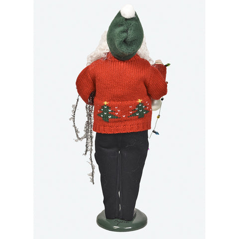 Decorating Santa Caroler Figurine, 13"