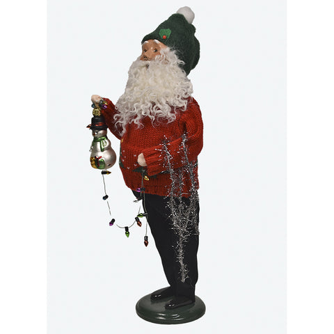 Decorating Santa Caroler Figurine, 13"