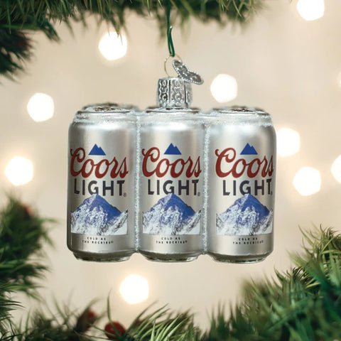 Coors Light Six Pack Ornament