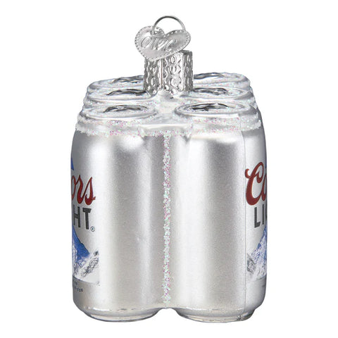 Coors Light Six Pack Ornament