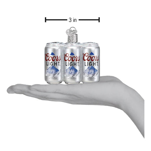 Coors Light Six Pack Ornament