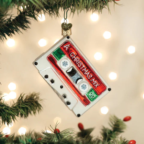 Christmas Mixtape Ornament, 4"