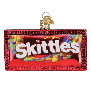 Skittles Glass Ornament