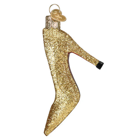 Glam Heel Ornament, 4"