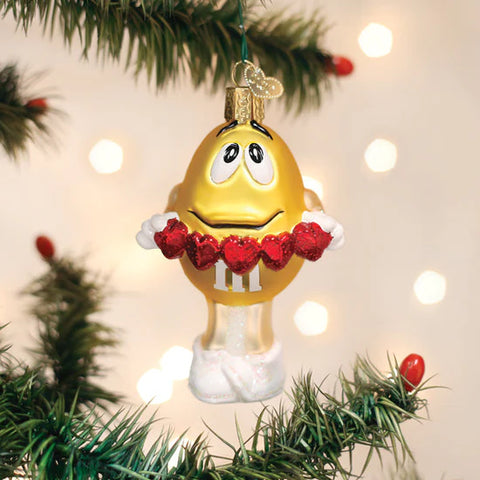 M&M'S Yellow Love You Ornament, 3.75"