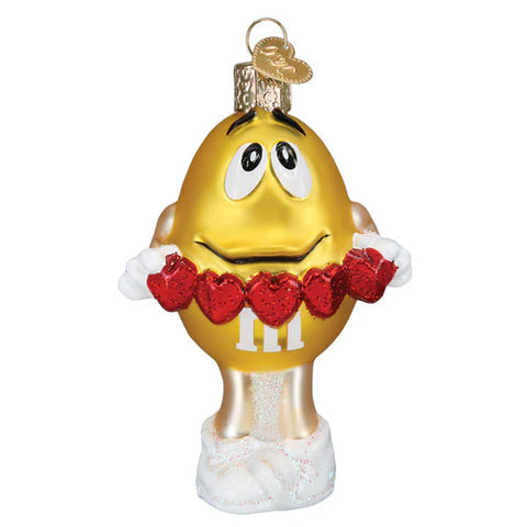 M&M'S Yellow Love You Ornament, 3.75"